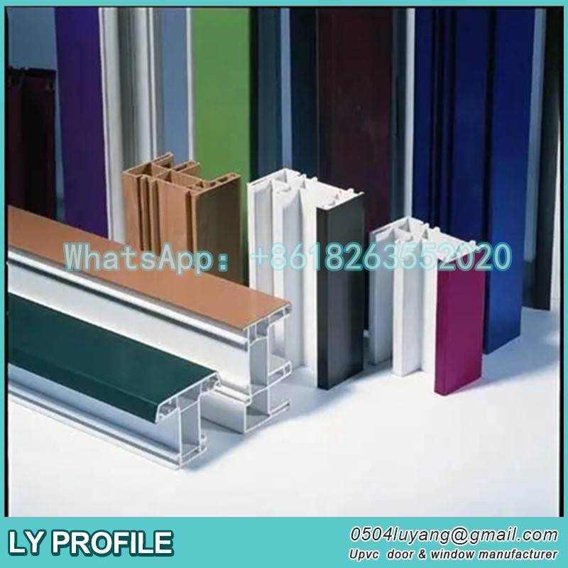 Two color coextrusion process of LY UPVC profile